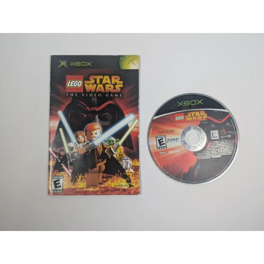 LEGO Star Wars The Video Game Xbox Disc & Manual
